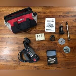 Bosch Roto Zip RZ5 w/ Attachments, Bits, Blades, Accessories, Safety Manual Bag